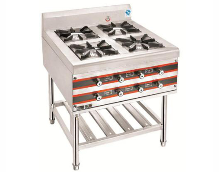 燃氣四頭煲（bāo）仔爐